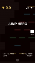 Jump Hero - 2D Arcade Game template for Unity Screenshot 1