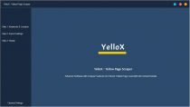YelloX - Yellow Page Scraper C# Screenshot 1