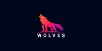 Beast Wolf logo design Screenshot 1