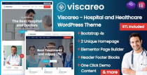 Viscareo - Hospital and Healthcare WordPress Theme Screenshot 1