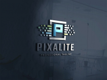 Pixalite Letter P Logo Screenshot 1