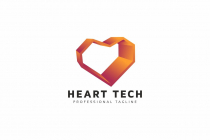 Heart Tech 3D Logo Screenshot 1