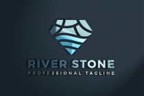 River Stone Diamond Logo Design Screenshot 2