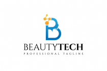 Letter B Beauty Technology Logo Design Screenshot 1
