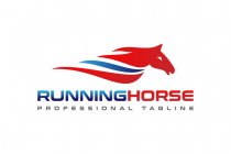 Minimal Power Running Horse Logo Design Screenshot 1