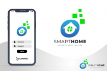 Digital Technology Smart Home Logo Design Screenshot 4