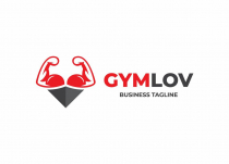 Gym Lover Sports Fitness Logo Design Screenshot 2