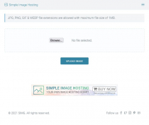 SIMG – Simple Image Hosting PHP Script Screenshot 3