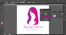 Saloon Beauty Logo Screenshot 3