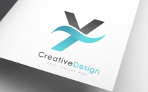 Creative Y Letter Blue Wave Logo Design Screenshot 1