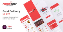 Foodiecart – Food Delivery UI Kit for XD Screenshot 1