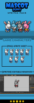 Mascot Bunny Game Sprites Screenshot 1