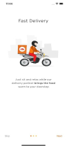 Food Delivery App UI kit iOS Screenshot 1