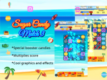 Sugar Candy Match 3 - Complete Unity Project Screenshot 2