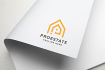 Professional Real Estate Letter P Logo Screenshot 3