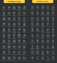 3400 Outline Icon Pack Screenshot 1