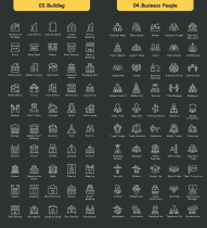 3400 Outline Icon Pack Screenshot 2