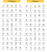 3400 Outline Icon Pack Screenshot 24