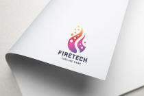Fire Flame Tech Logo Screenshot 2