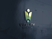 Vitality Letter V Logo Screenshot 3