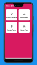 Mini Pocket GPS - Android Source Code Screenshot 1