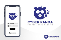 Digital Cyber Panda Logo Design Screenshot 4