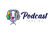 Human Tongue Microphone Podcast Logo Screenshot 2