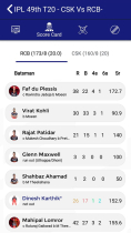 Live Cricket Score Android App Source Code Screenshot 6