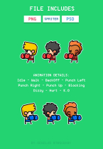 Boxing 1 Game Characters Screenshot 1