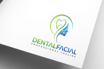 Dental Teeth With Facial Surgery Logo Screenshot 1