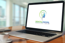 Dental Teeth With Facial Surgery Logo Screenshot 2
