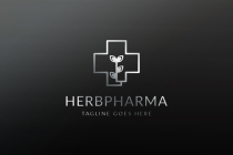 Herbal Pharmacy Logo Template Design Screenshot 1