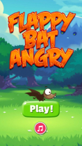 Flappy Bat Angry - Buildbox Template Game Screenshot 1