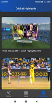 Cricket Live Score Flutter Application Screenshot 4