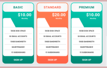 ZPricing - Modern Bootstrap Pricing Table Screenshot 3