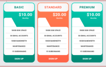 ZPricing - Modern Bootstrap Pricing Table Screenshot 6