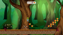 Alien Jungle adventure - Buildbox Template Game Screenshot 2