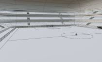 Soccer Playing Venue 3D Object Screenshot 2