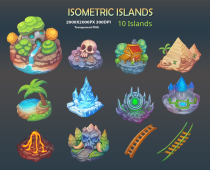 10- Isometric Islands Game Assets Screenshot 1