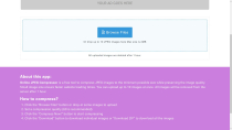 Online JPEG Compressor PHP Screenshot 2
