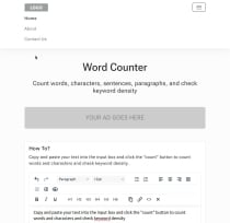 Word Counter PHP Script Screenshot 4