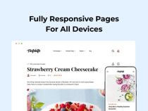 Tastebite - Food Recipes Website HTML Templates Screenshot 3