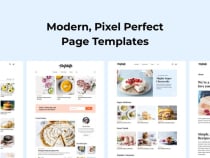 Tastebite - Food Recipes Website HTML Templates Screenshot 4