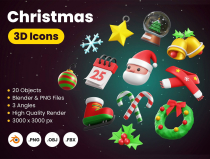 Snowgift - Christmas 3D Icons collection Screenshot 1