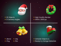 Snowgift - Christmas 3D Icons collection Screenshot 2