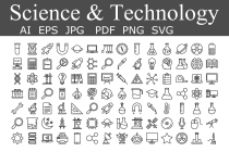 Science and Technology Vector Icon SVG EPS AI Screenshot 3