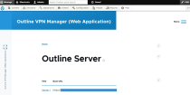 Outline VPN Manager Web Application Screenshot 1