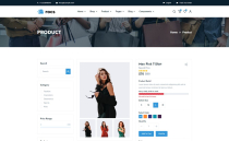 Rocs - Fashion And Cosmetic Store HTML Template Screenshot 3