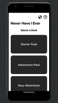 Never Have I Ever - Android Game Source Code Screenshot 1