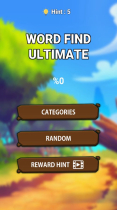 Word Find Ultimate - Unity - Admob Screenshot 1